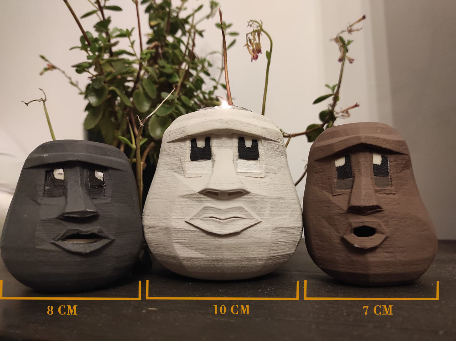 ROCKHEAD CANDLE HOLDERS 3D print model_5