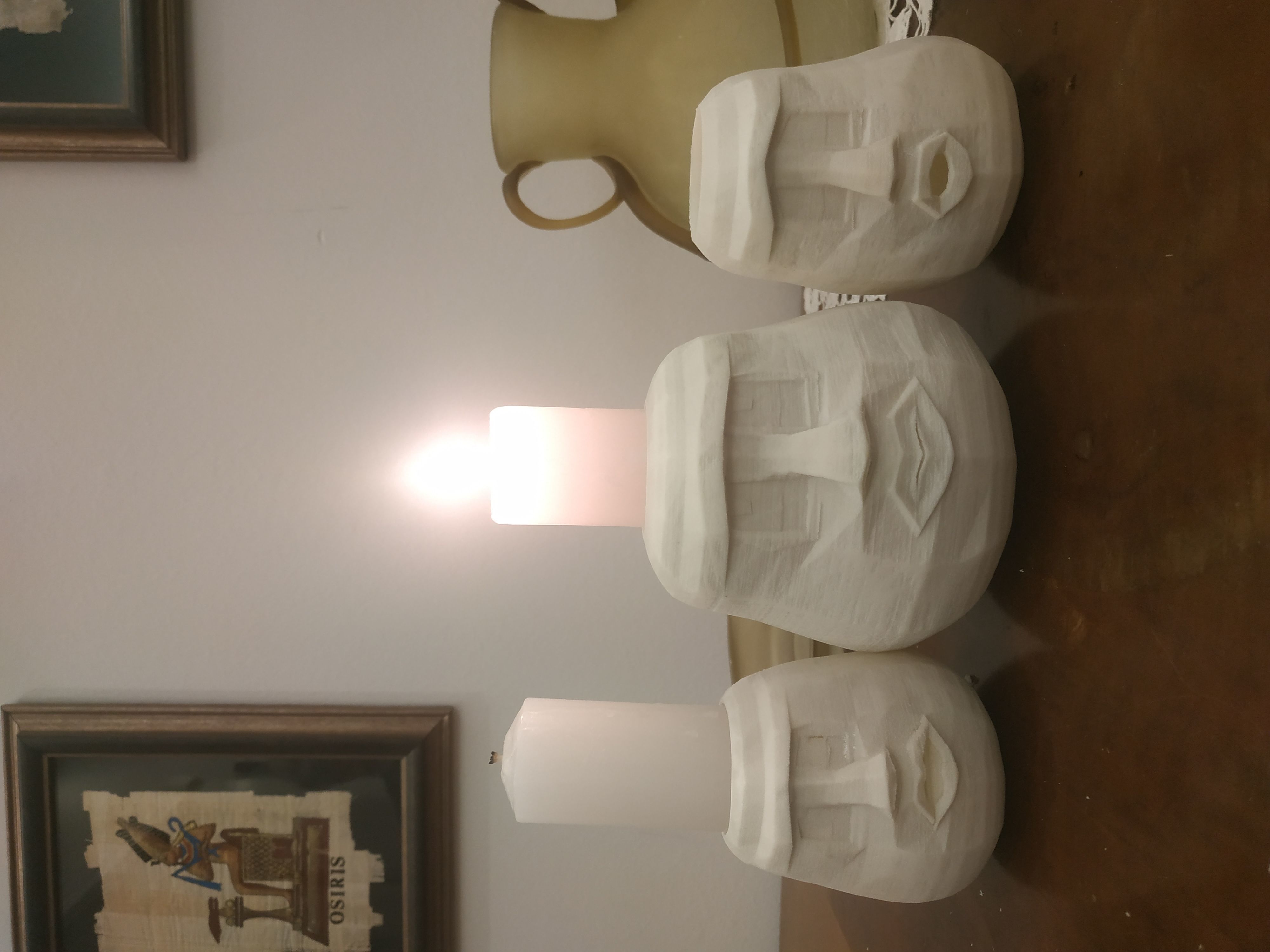 ROCKHEAD CANDLE HOLDERS 3D print model_2