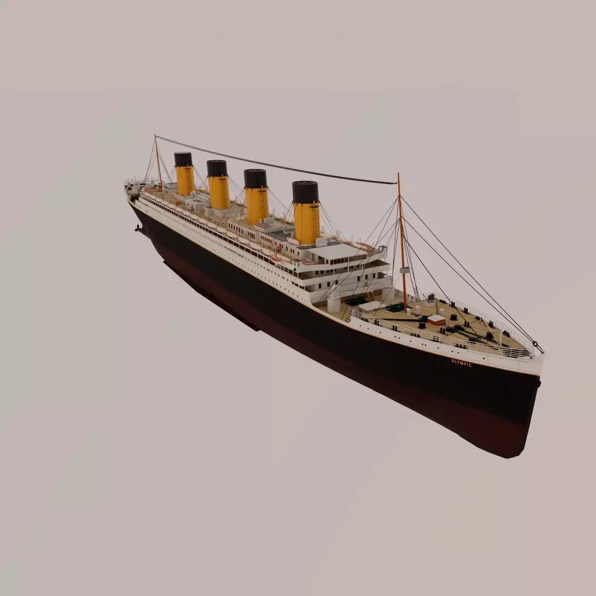 RMS Olympic 3D model_0