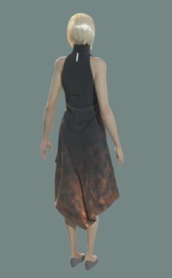 GIRL digital actor   3D model_1