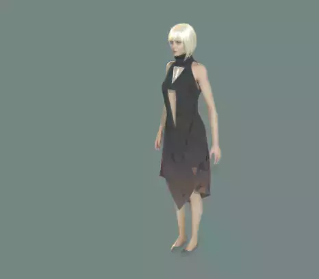 GIRL digital actor   3D model