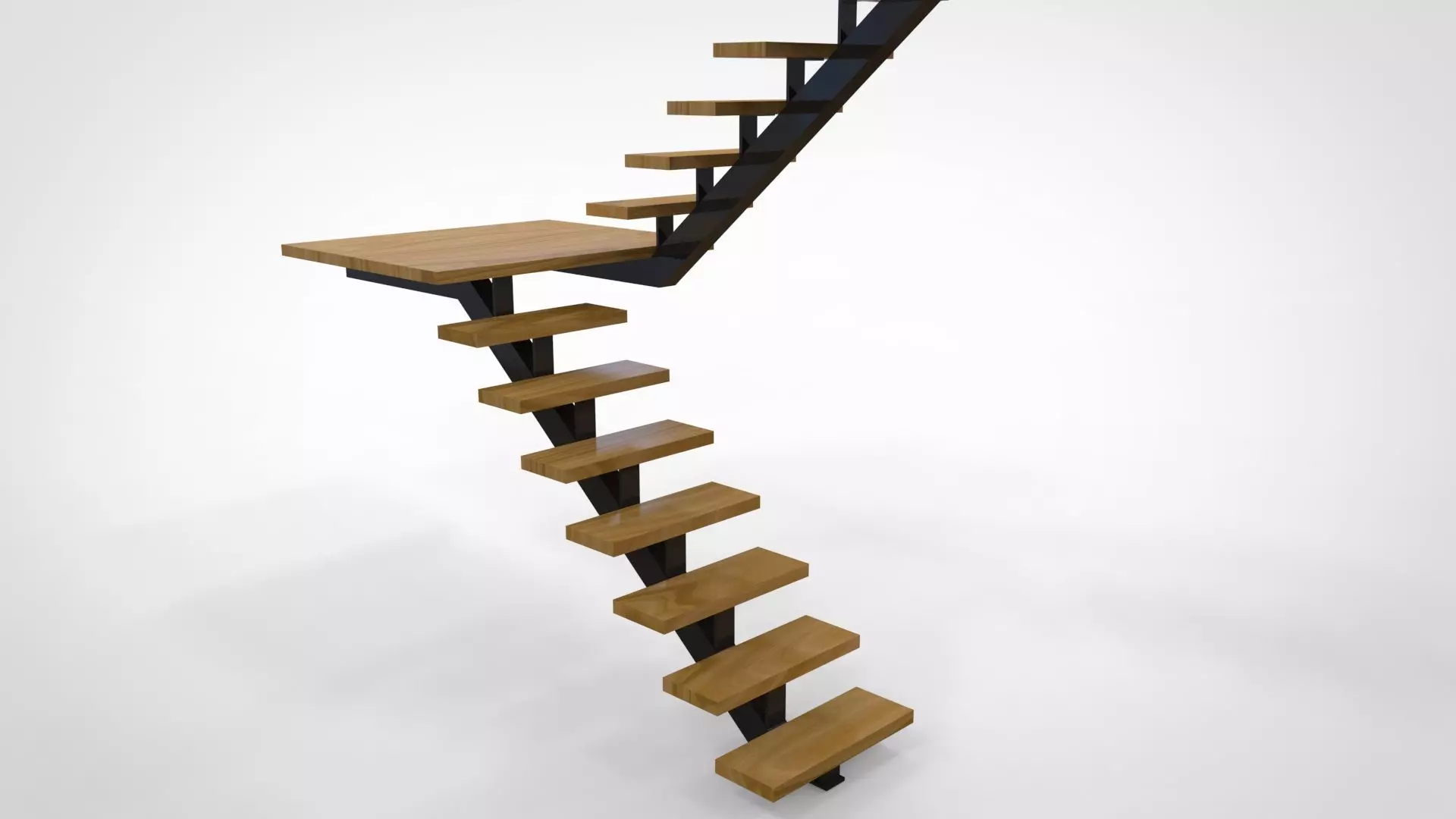 Stairs 3D Model staircase 3D model_0