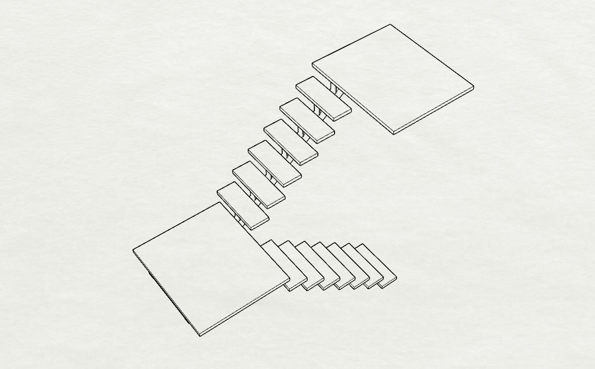 Stairs 3D Model staircase 3D model_5