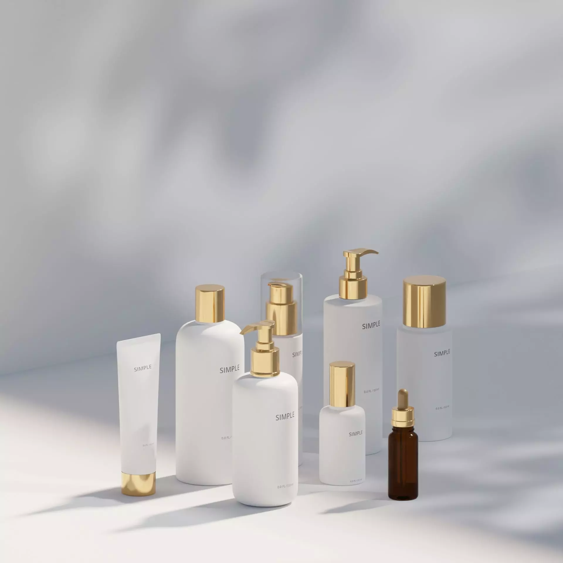 Luxury Cosmetic Set 3D model