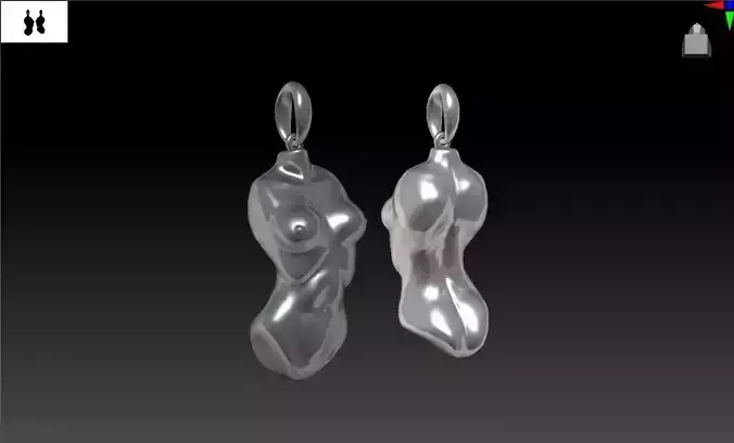 Woman Body Pendant