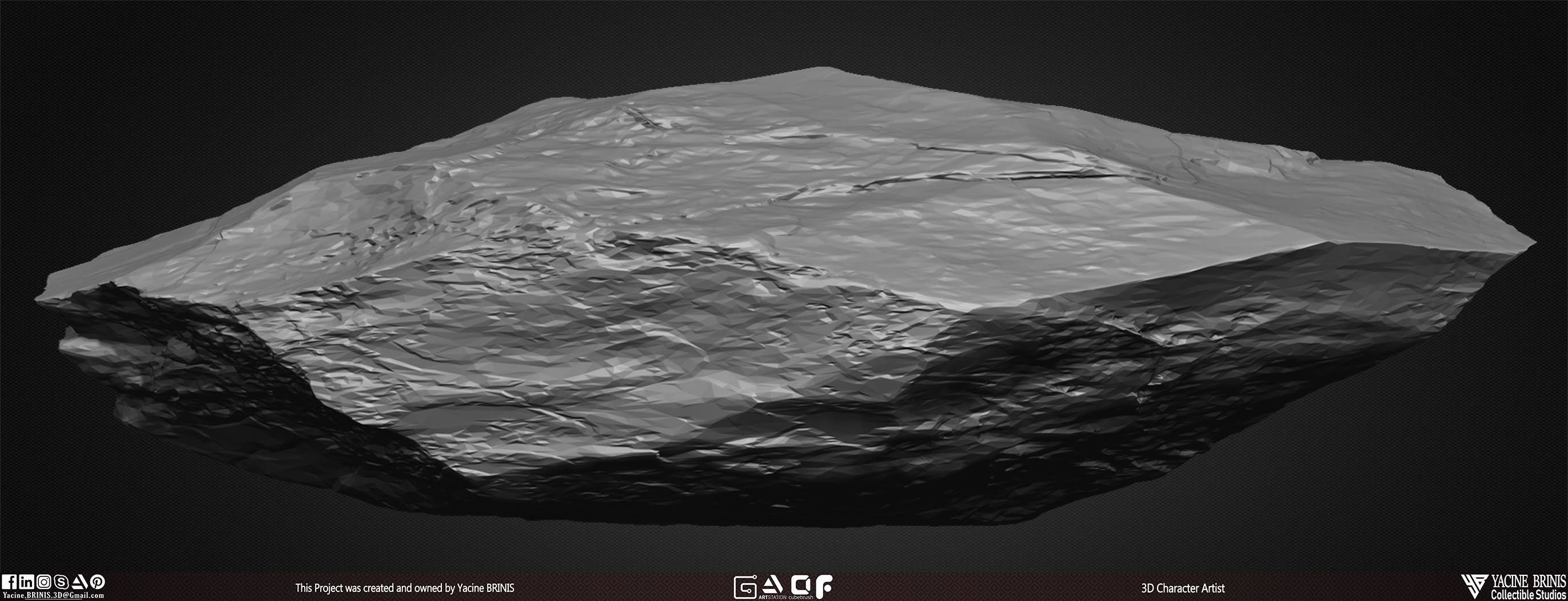 23 Rocks Pack Vol 01 Low-poly 3D model_25