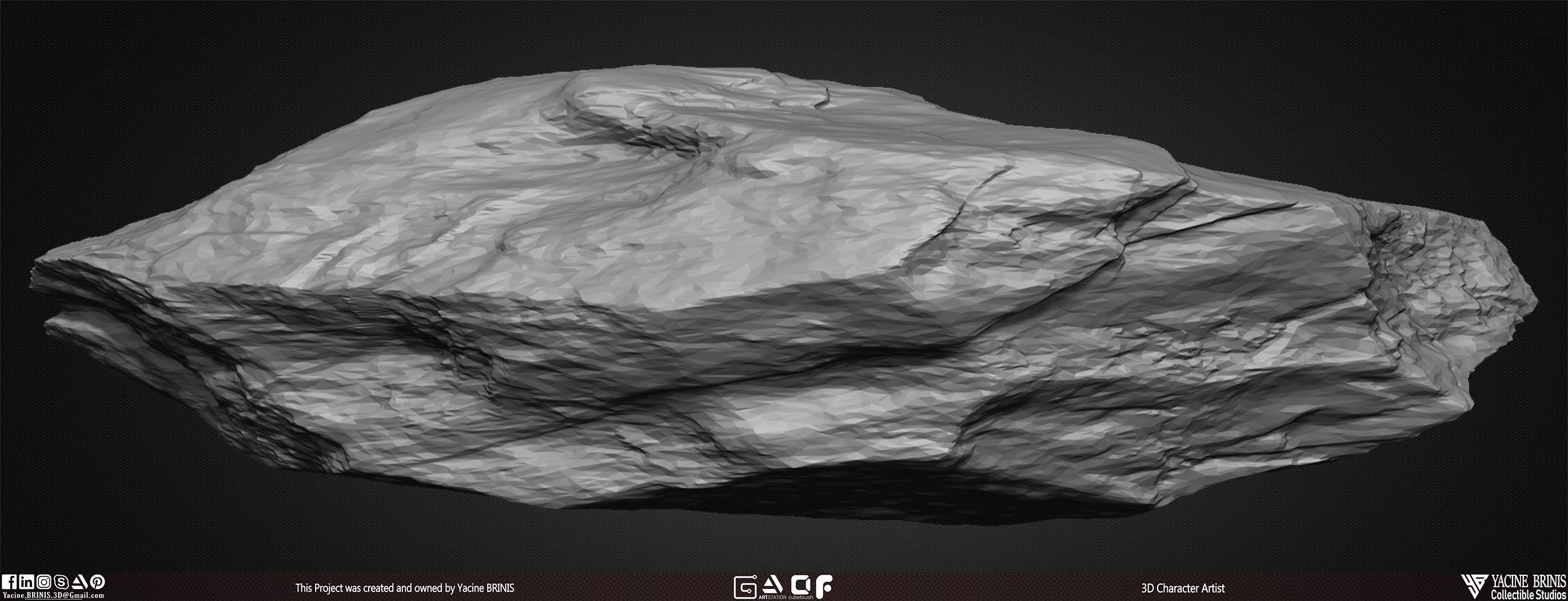 23 Rocks Pack Vol 01 Low-poly 3D model_11