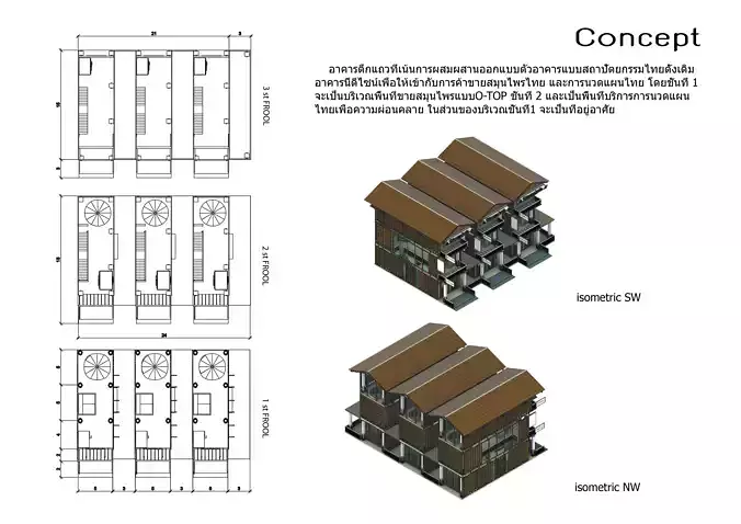 Ruen Thai 3D model