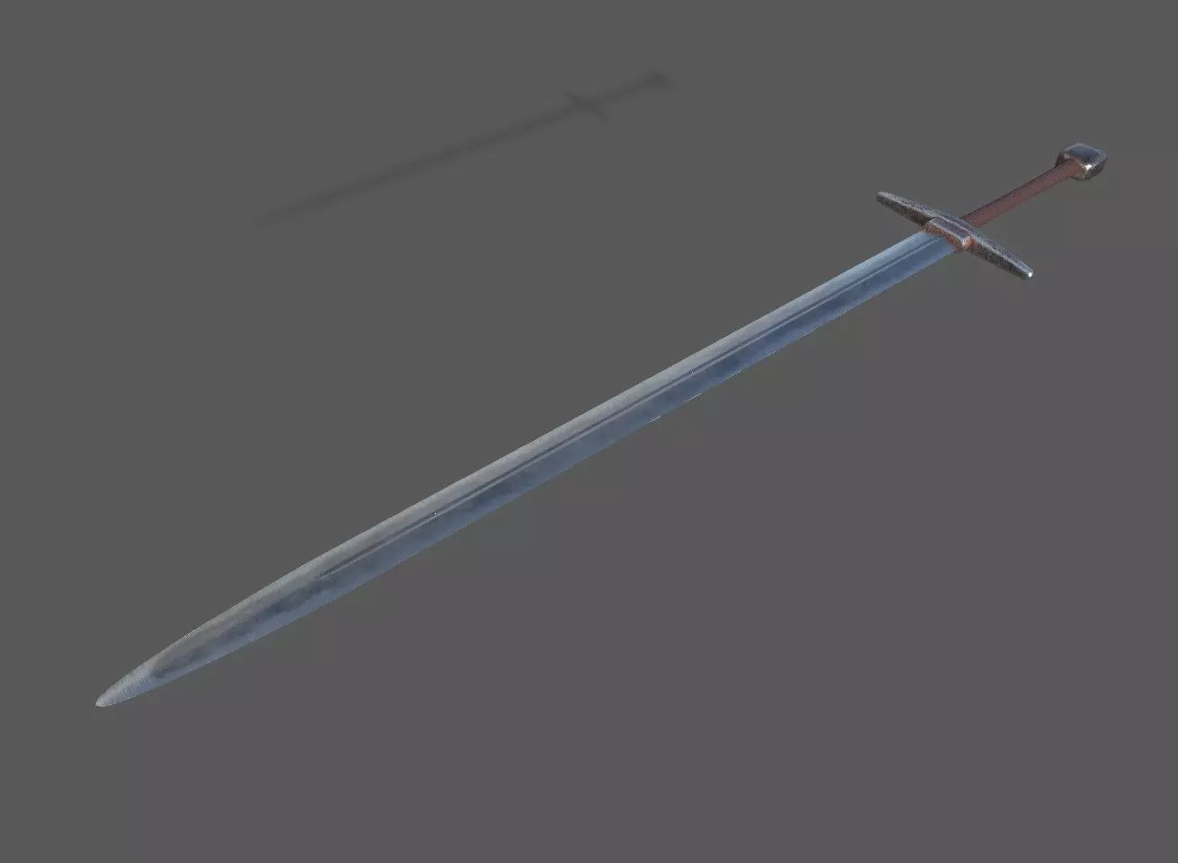 old sword Free low-poly 3D model