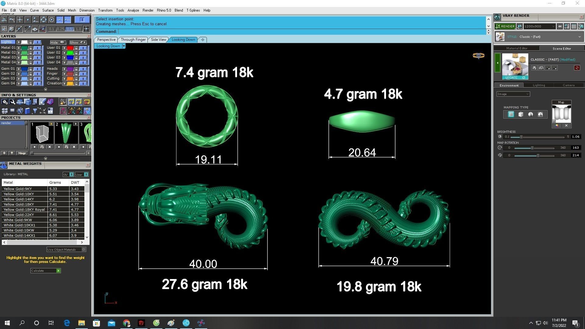 Dragon Bracelet Jewelry 3D Model 3444 3D print model_6