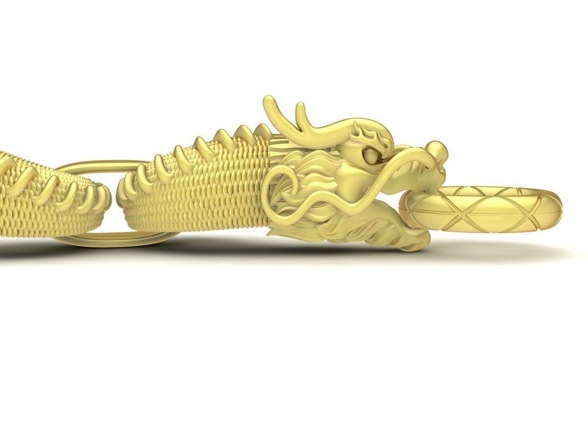 Dragon Bracelet Jewelry 3D Model 3444 3D print model_3