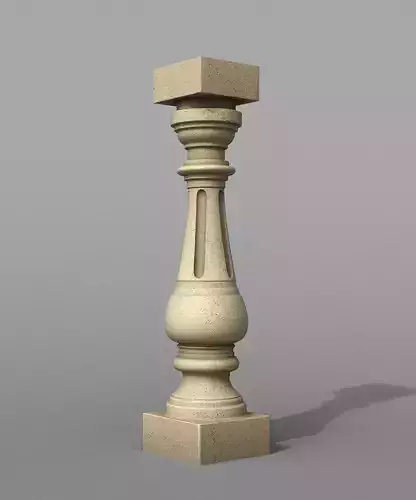 sandstone Baluster  3D model