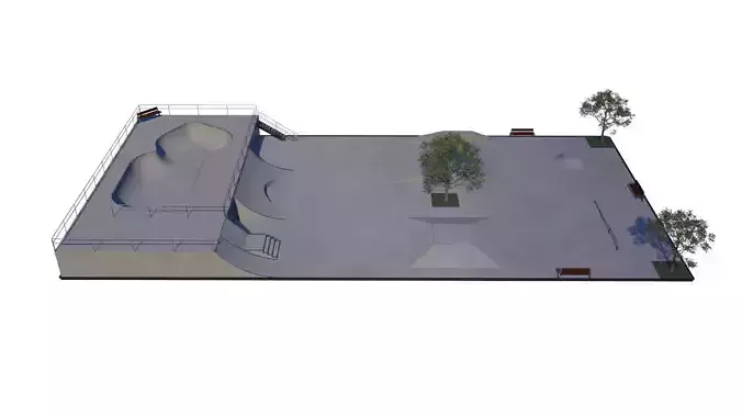 Skate park  3D model