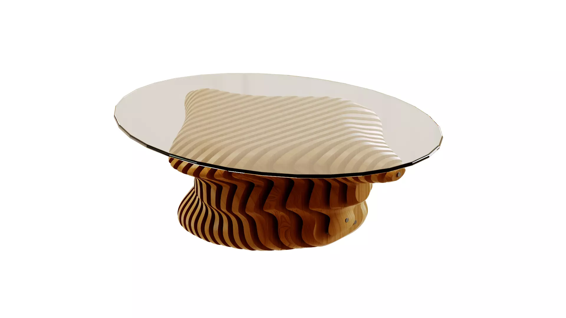 Parametric coffee table 07 3D model