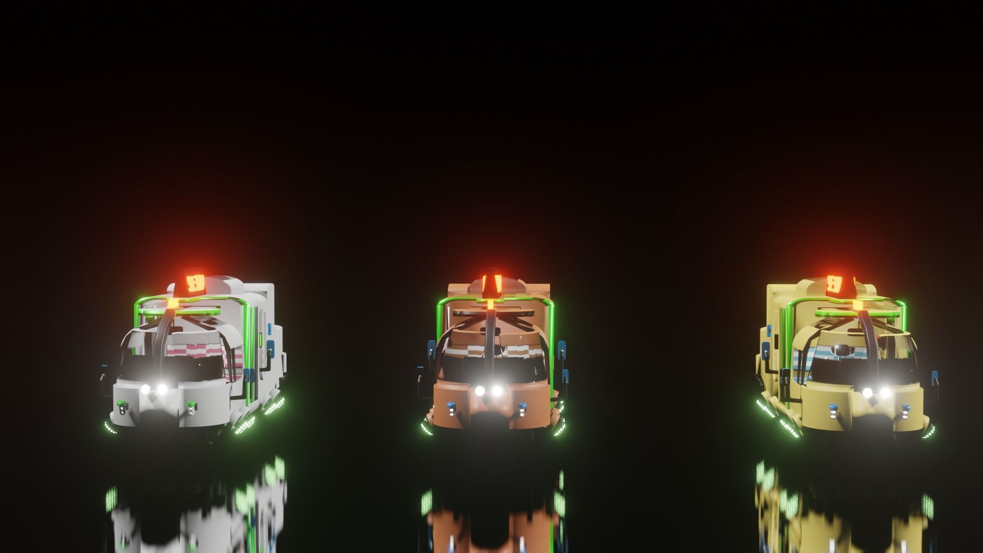 future taxi 2077 3D model_12