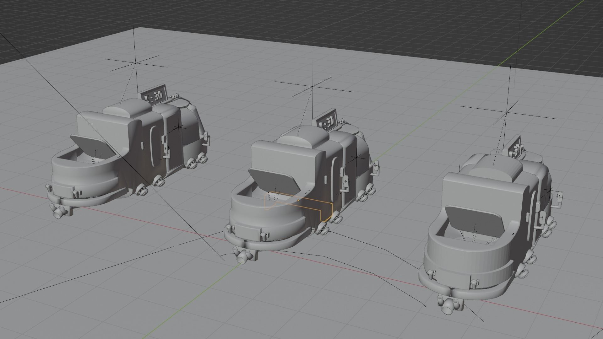 future taxi 2077 3D model_3