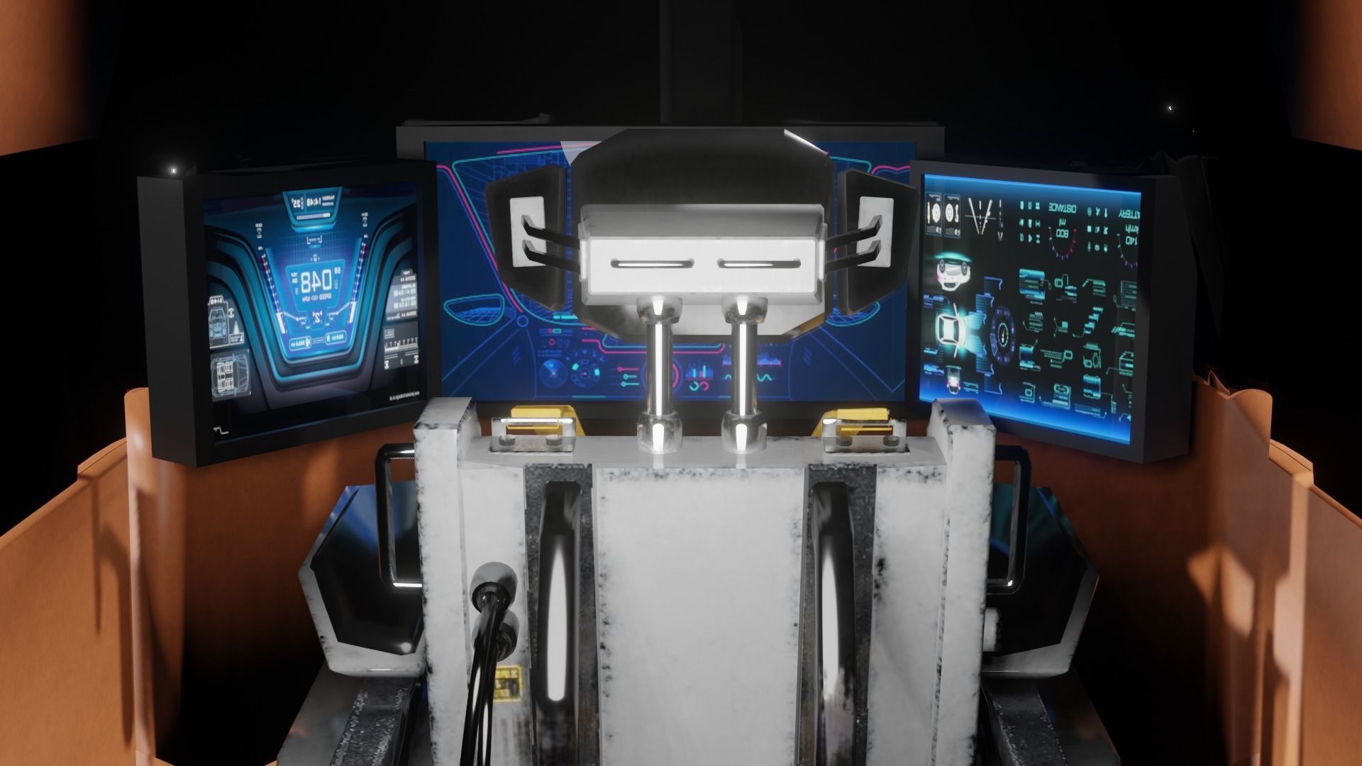 future taxi 2077 3D model_14