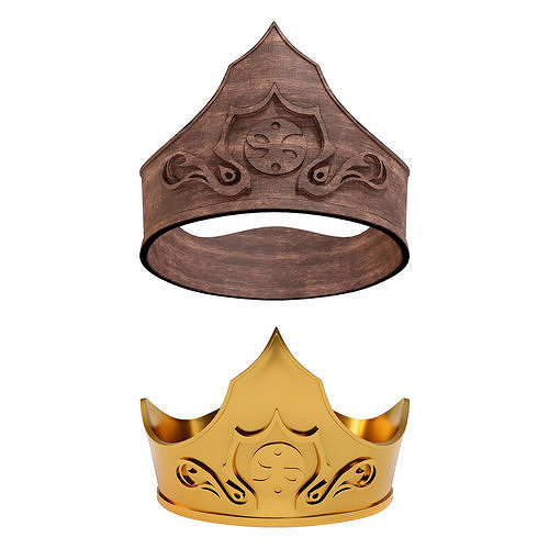 Royal king Crown 3d model 3D model