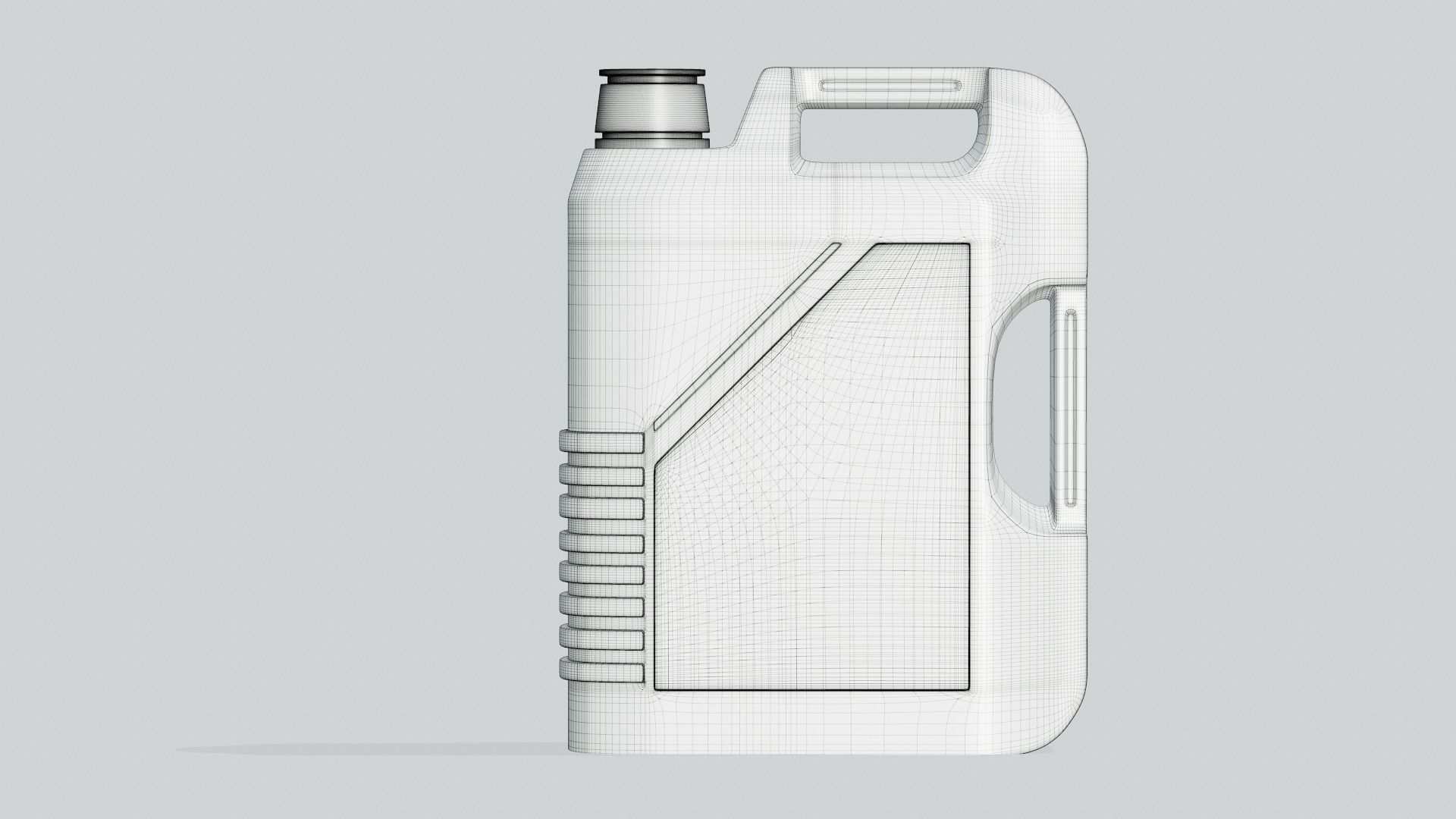 Motor Oil Bottle Mock Up 3D model_7