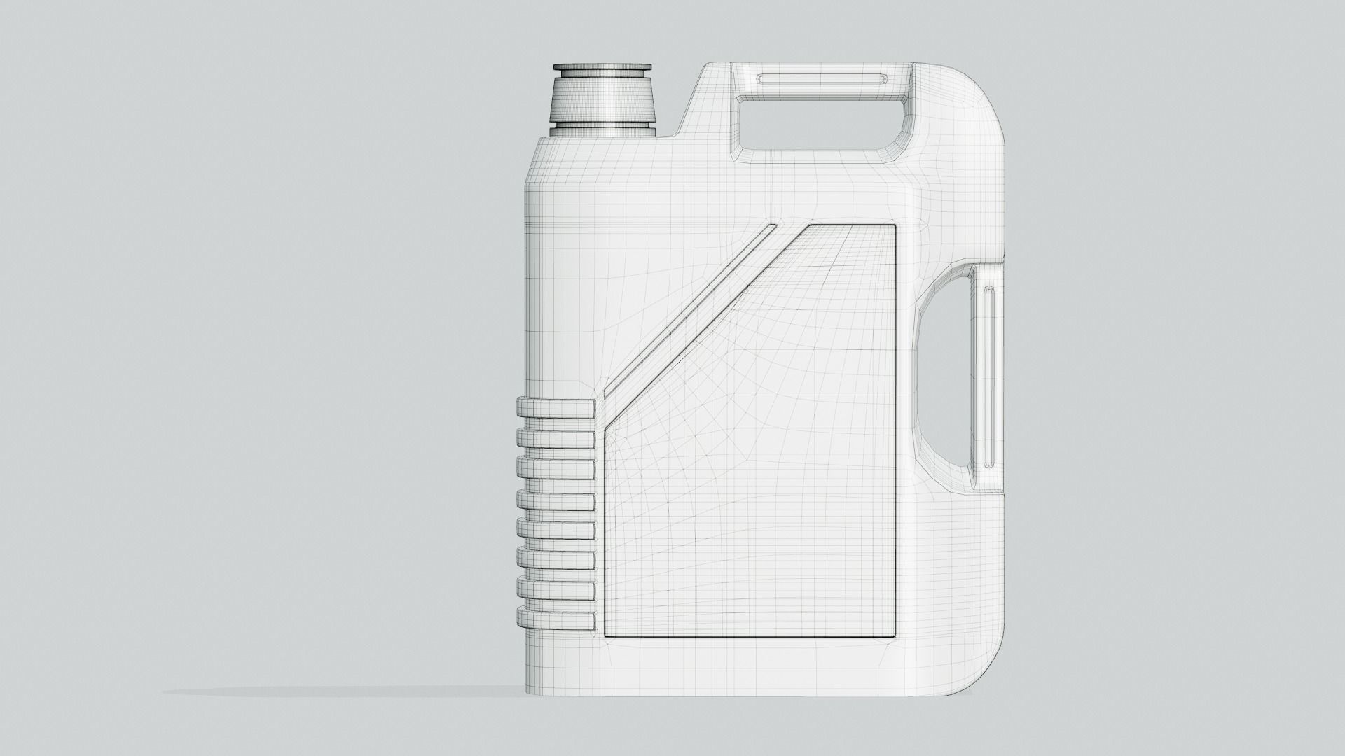 Motor Oil Bottle Mock Up 3D model_5