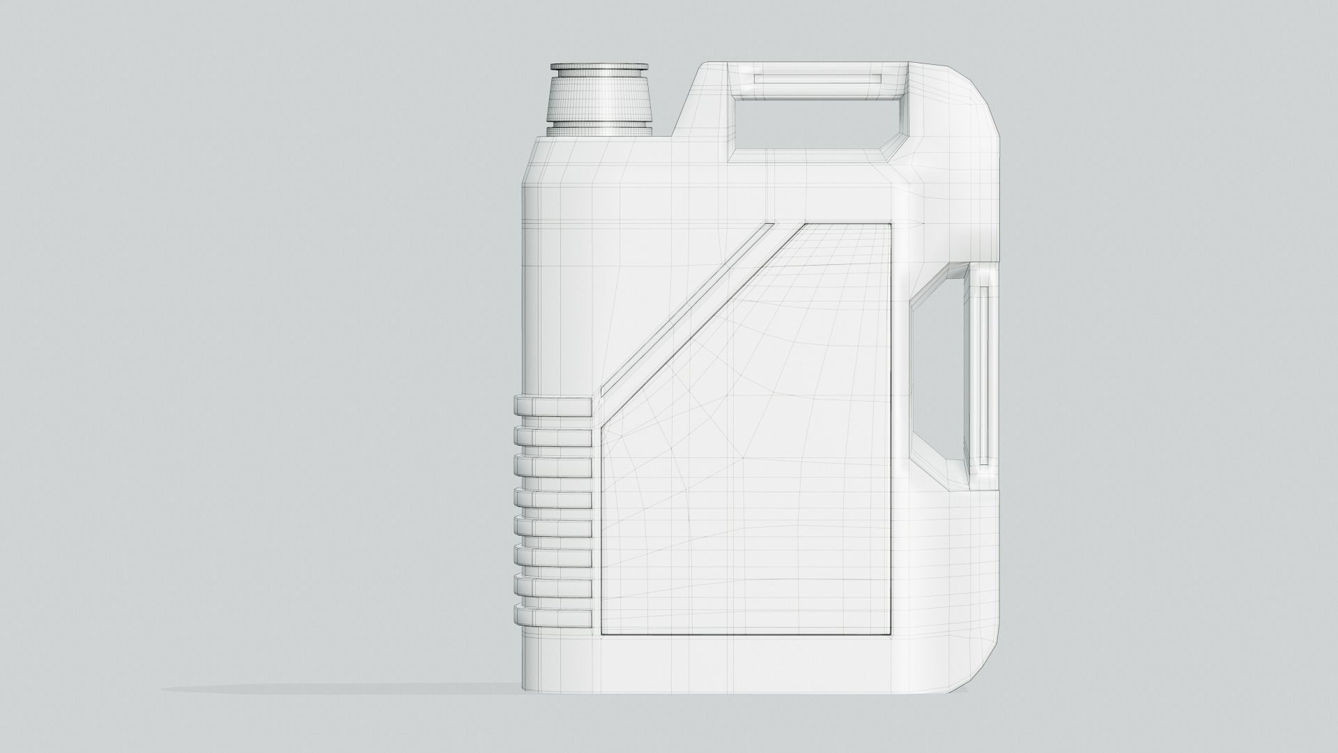 Motor Oil Bottle Mock Up 3D model_3