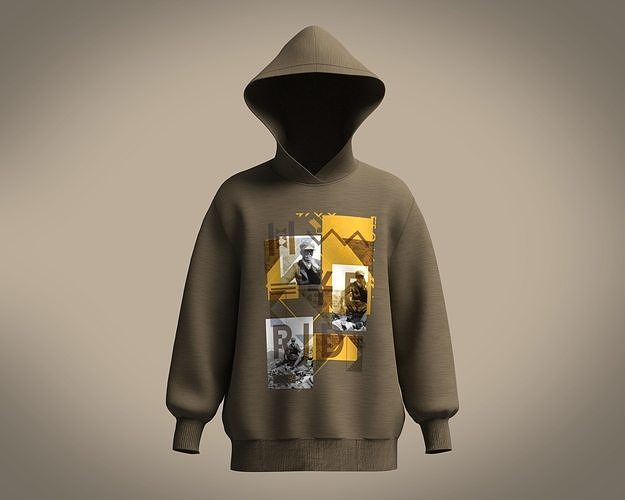 Hoodie-RID hoodie 3D model