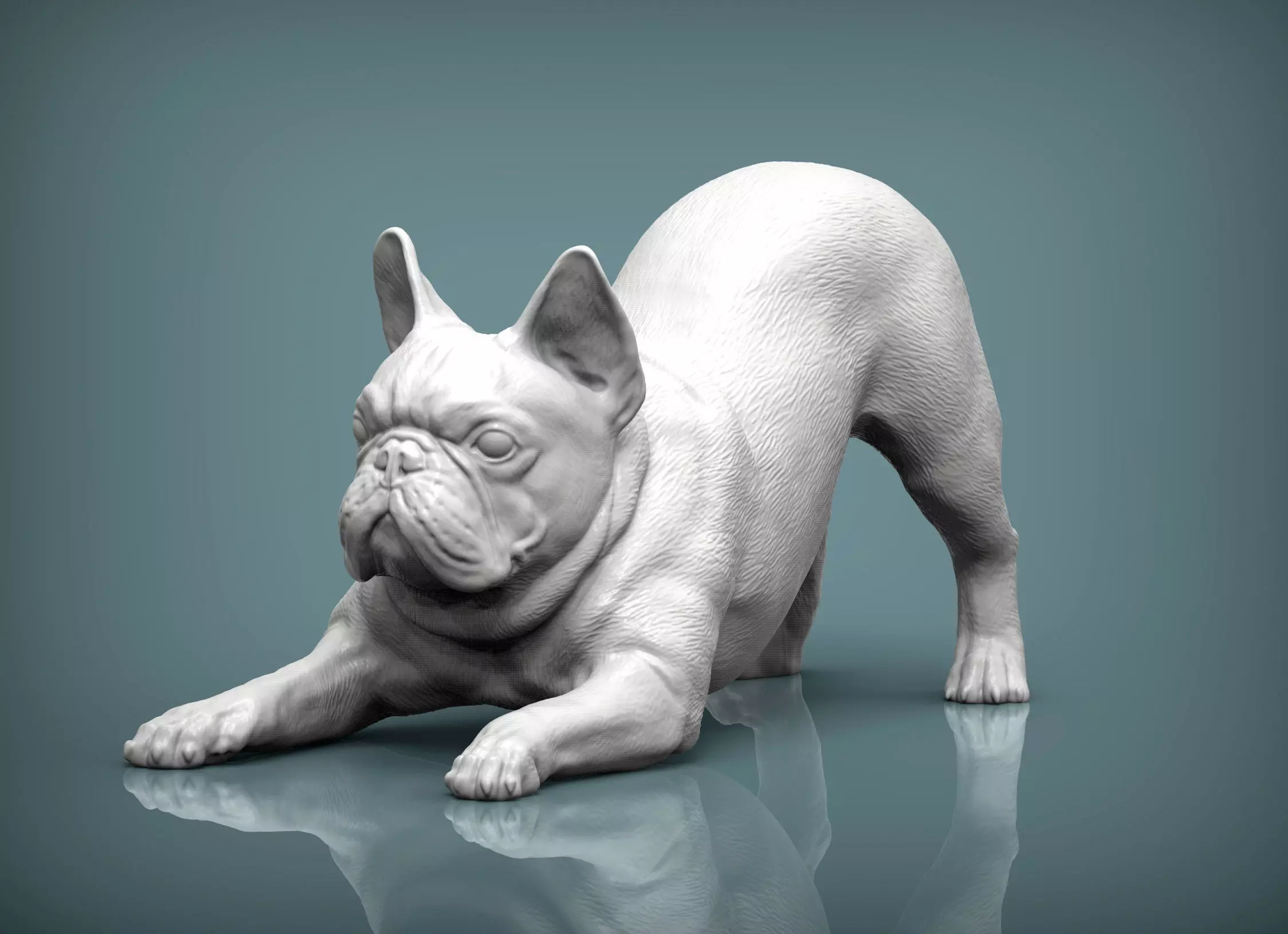 French Bulldog 3D print model_0