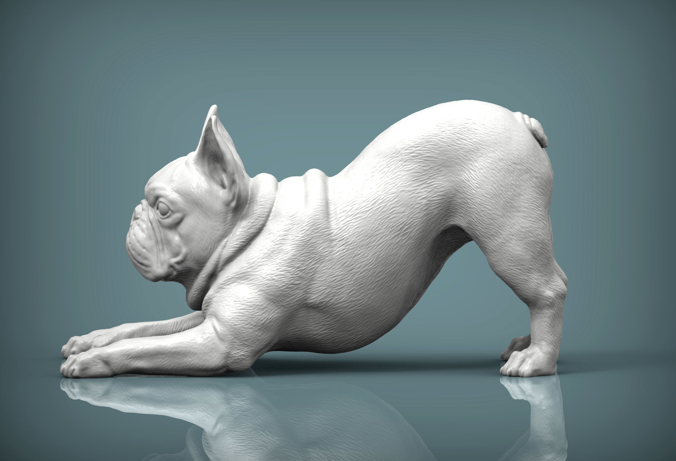 French Bulldog 3D print model_1