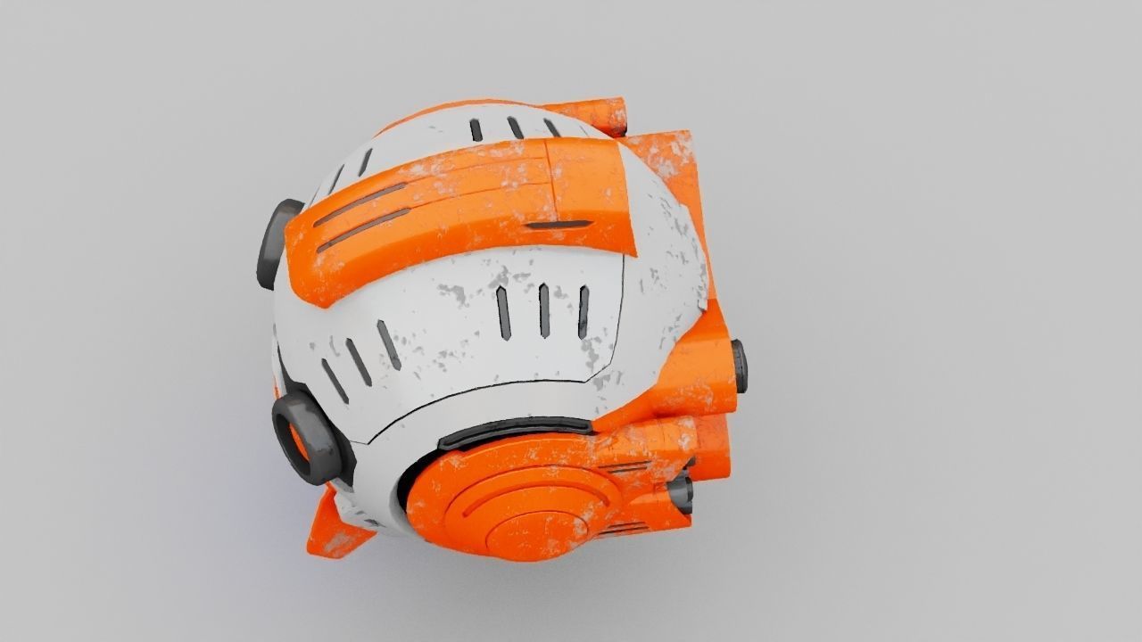 Combat Drone XM09 Rigged 3D model_22