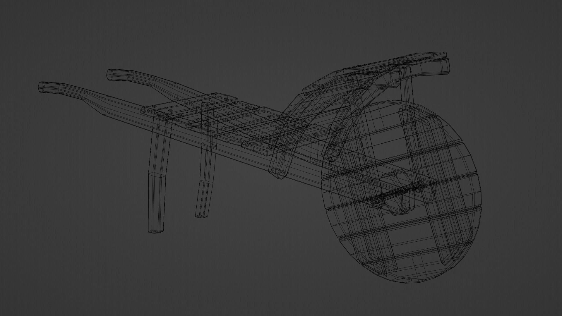 Low Poly Medieval Carts Low-poly 3D model_8