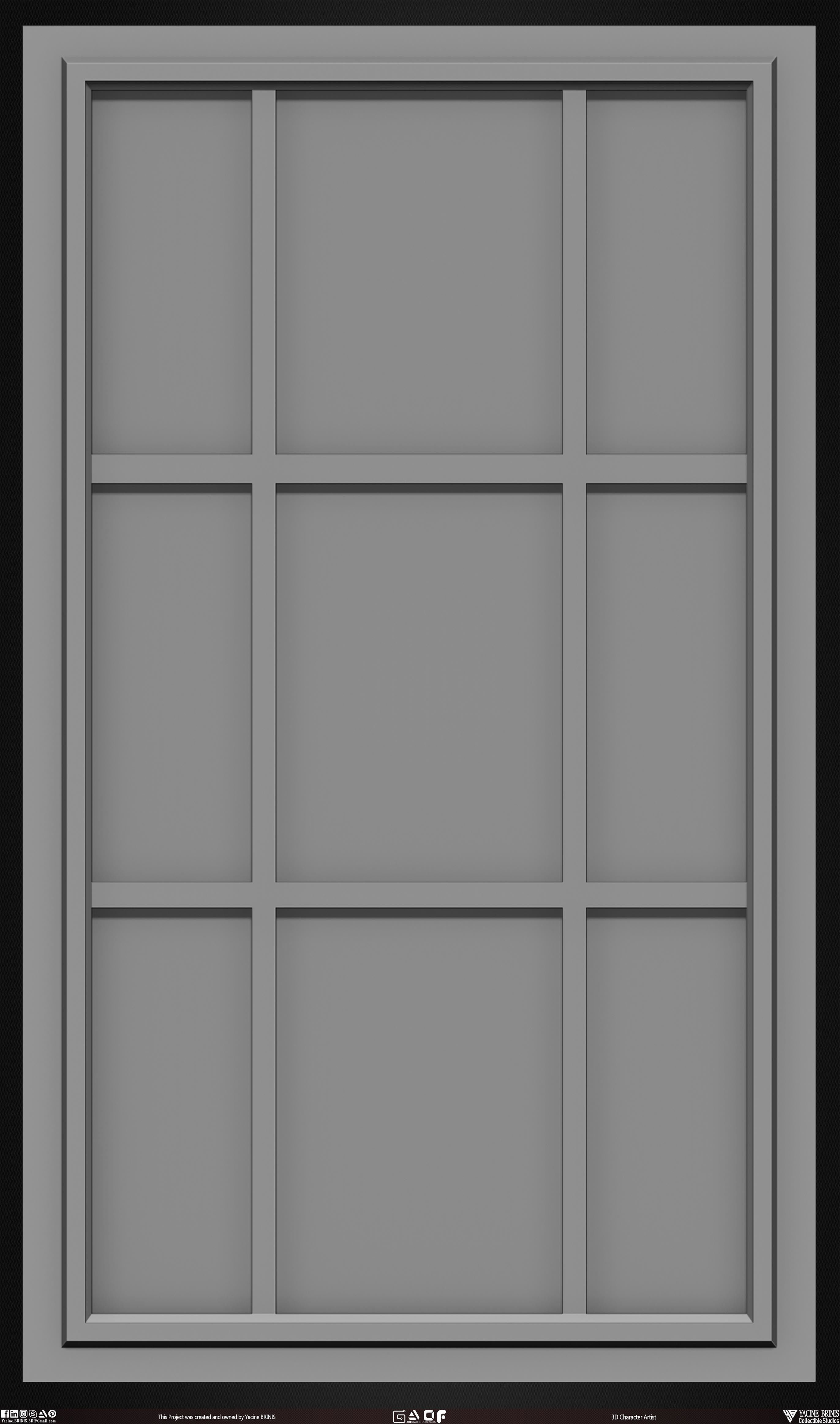 30 Doors Pack Vol 01 Low-poly 3D model_22