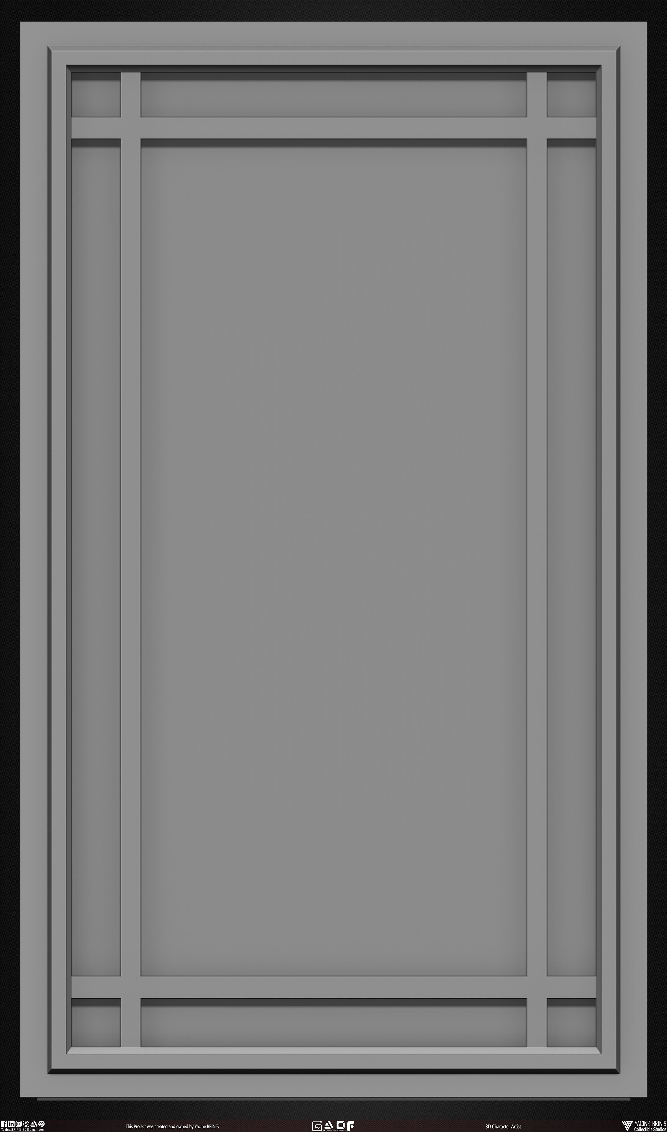 30 Doors Pack Vol 01 Low-poly 3D model_25