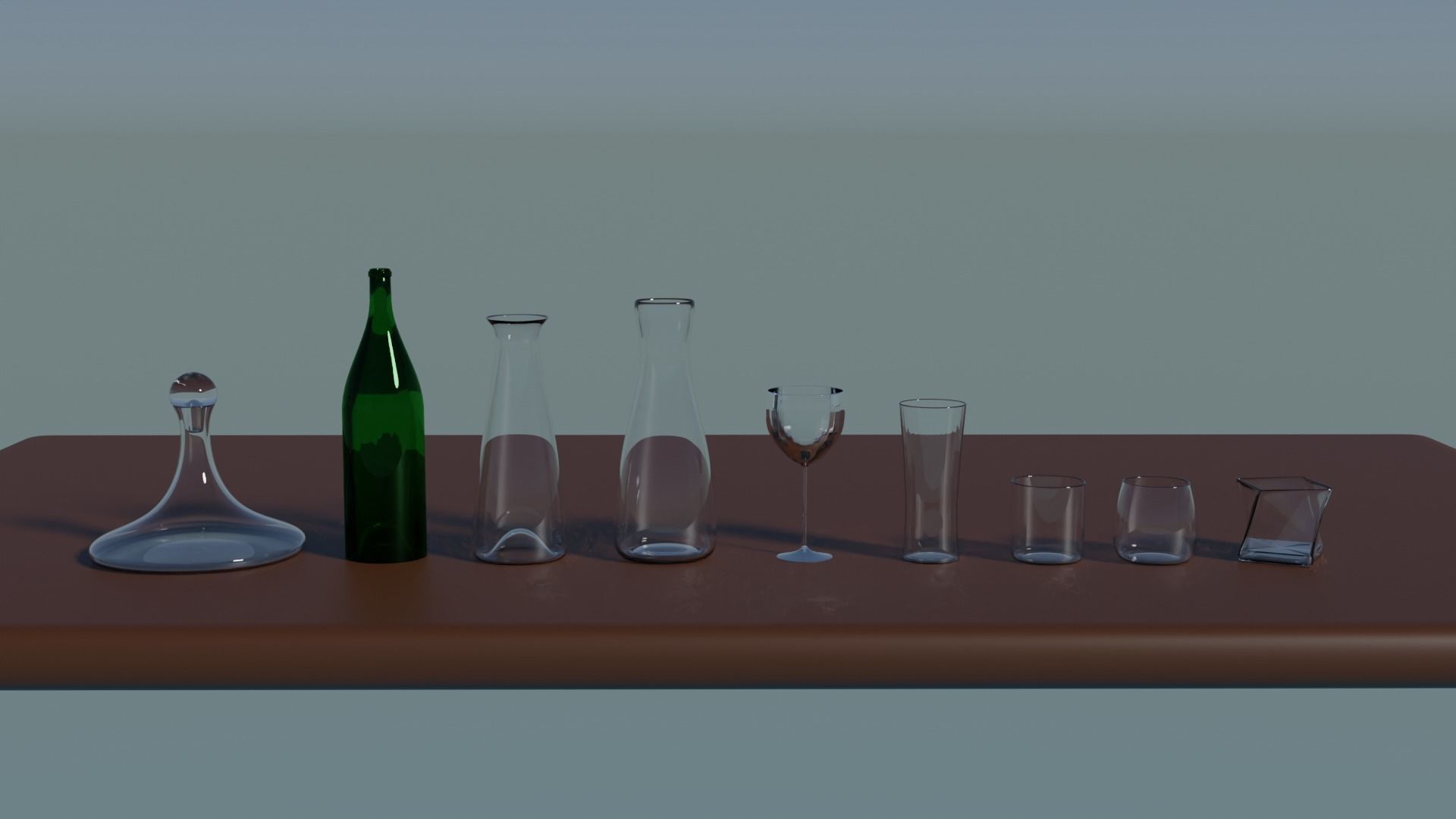 glass package 3D model_2