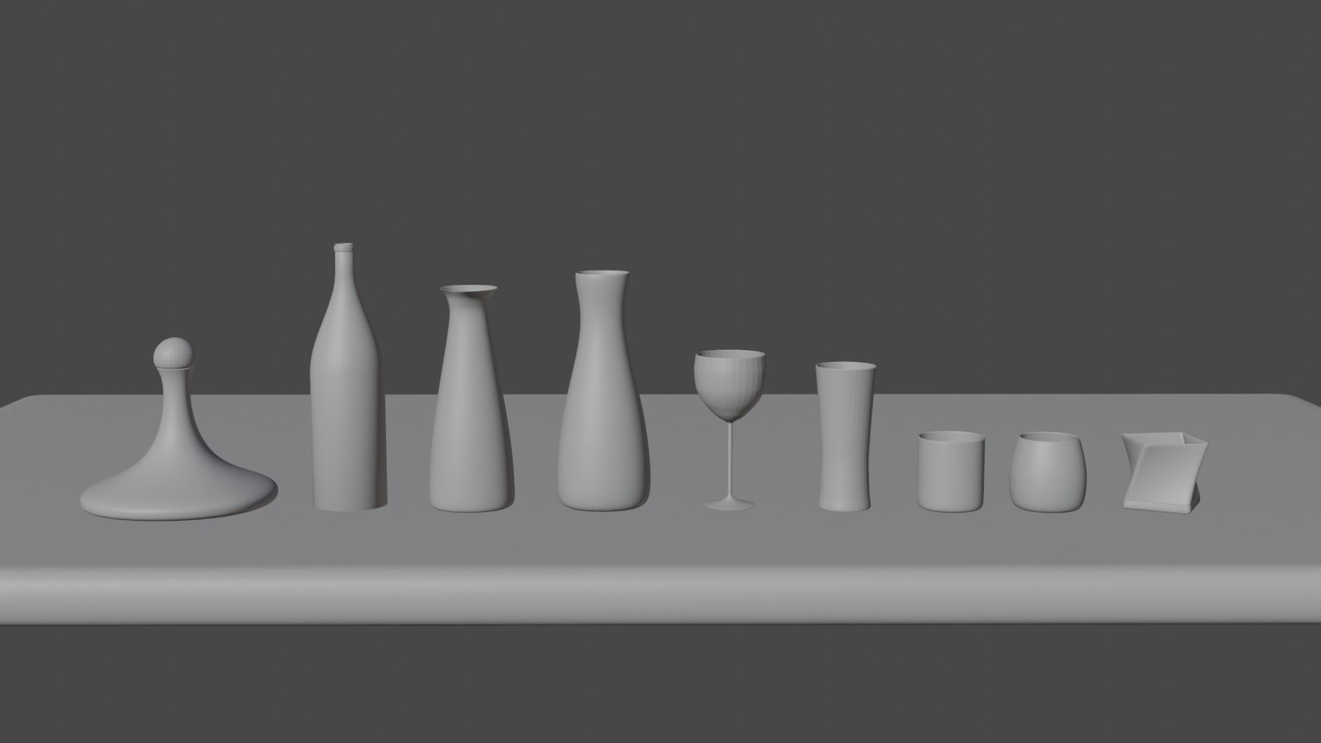 glass package 3D model_1