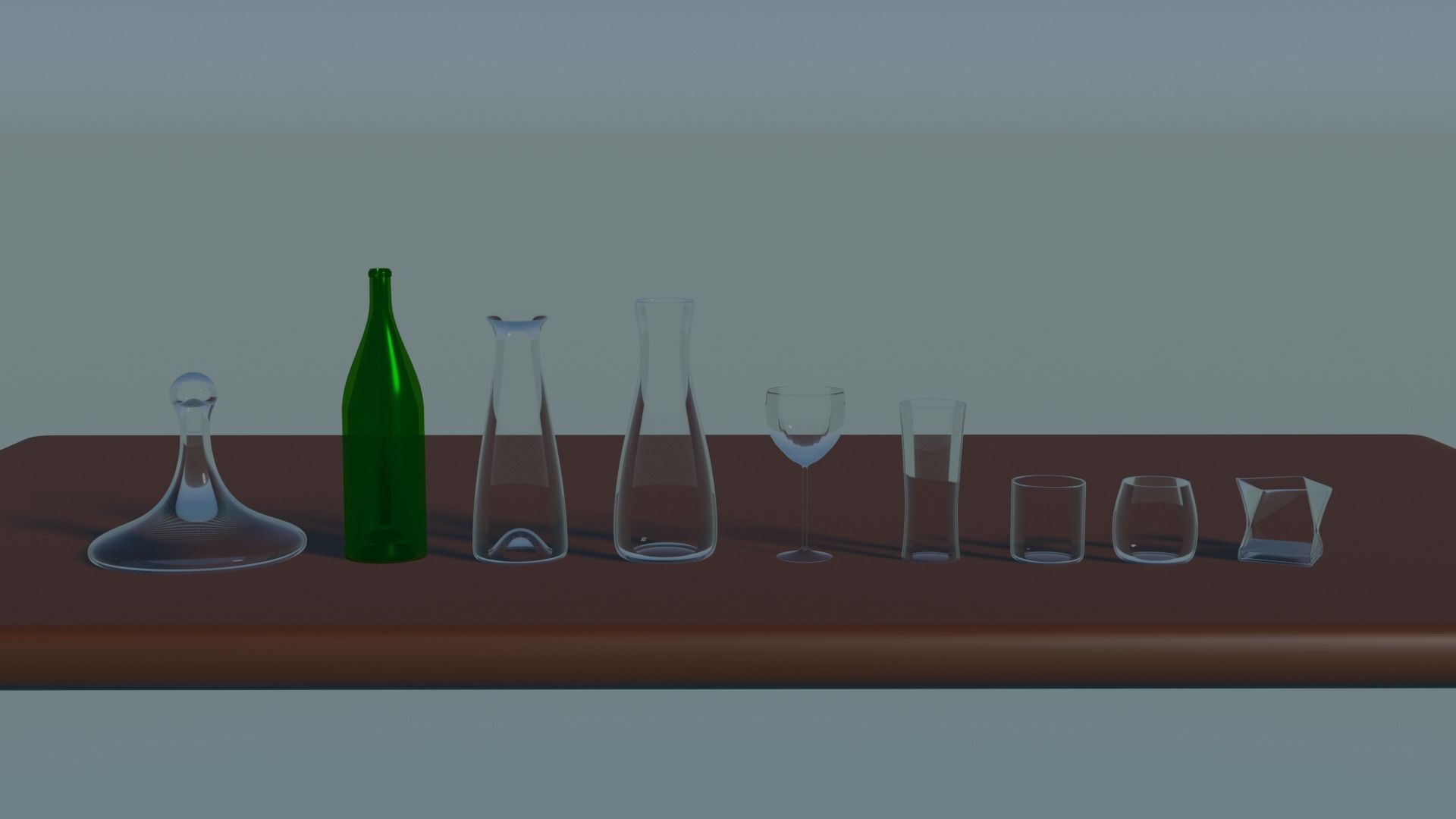 glass package 3D model_3
