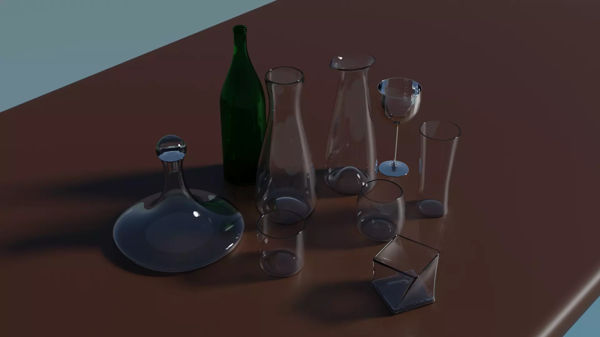 glass package 3D model_0