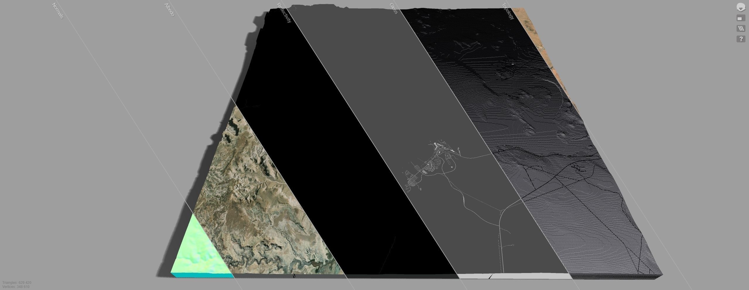 Antelope Island Utah USA 3D model_11