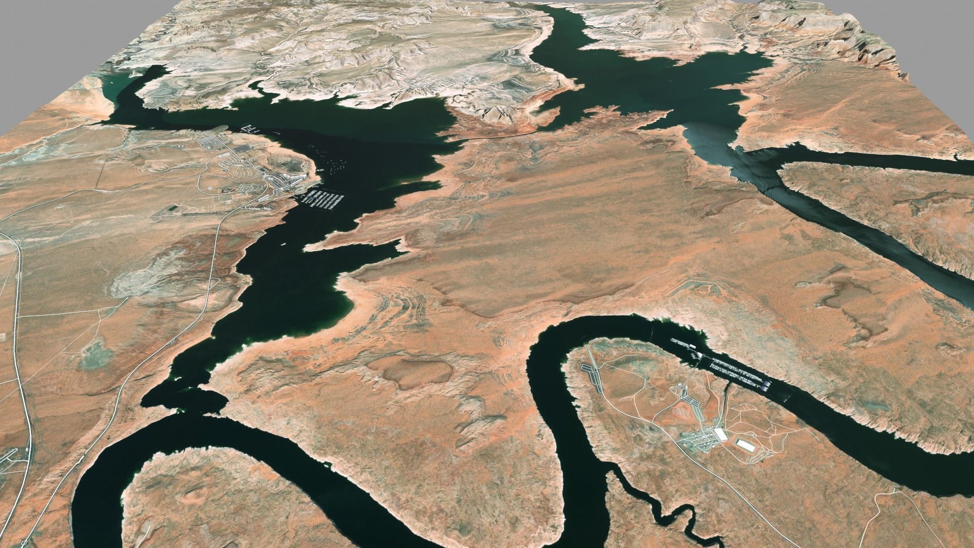 Antelope Island Utah USA 3D model_5