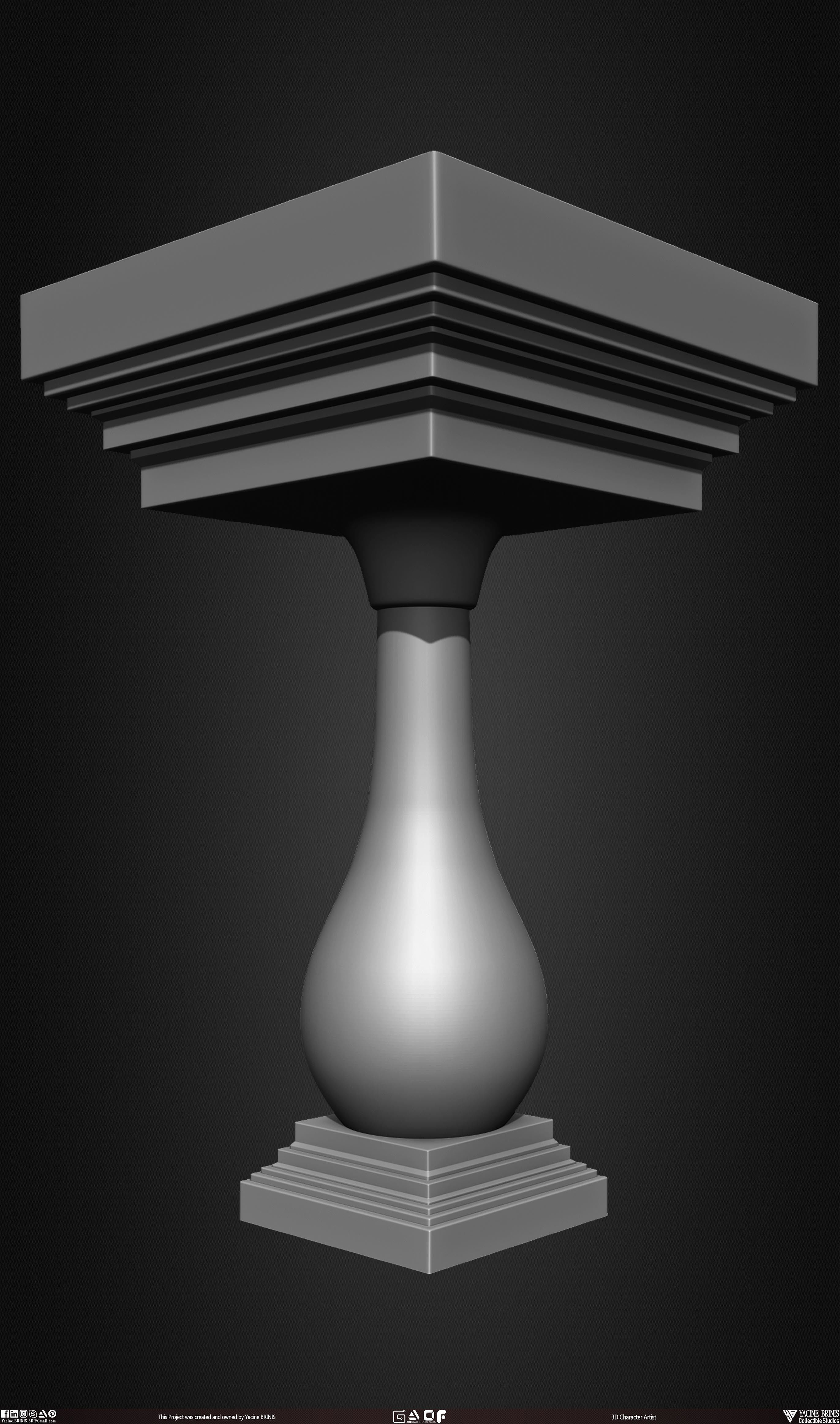 20 Columns Pack Vol 01 Low-poly 3D model_12