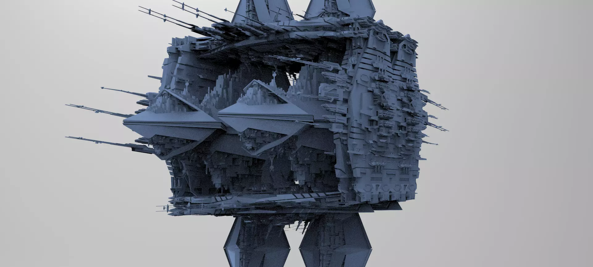Hellraiser Cube Space station Huge 13 3D model