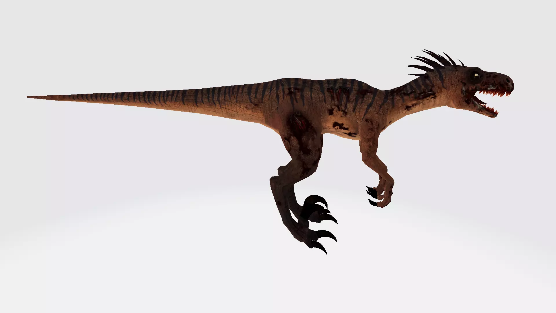 Raptor dinosaur 3D model_0
