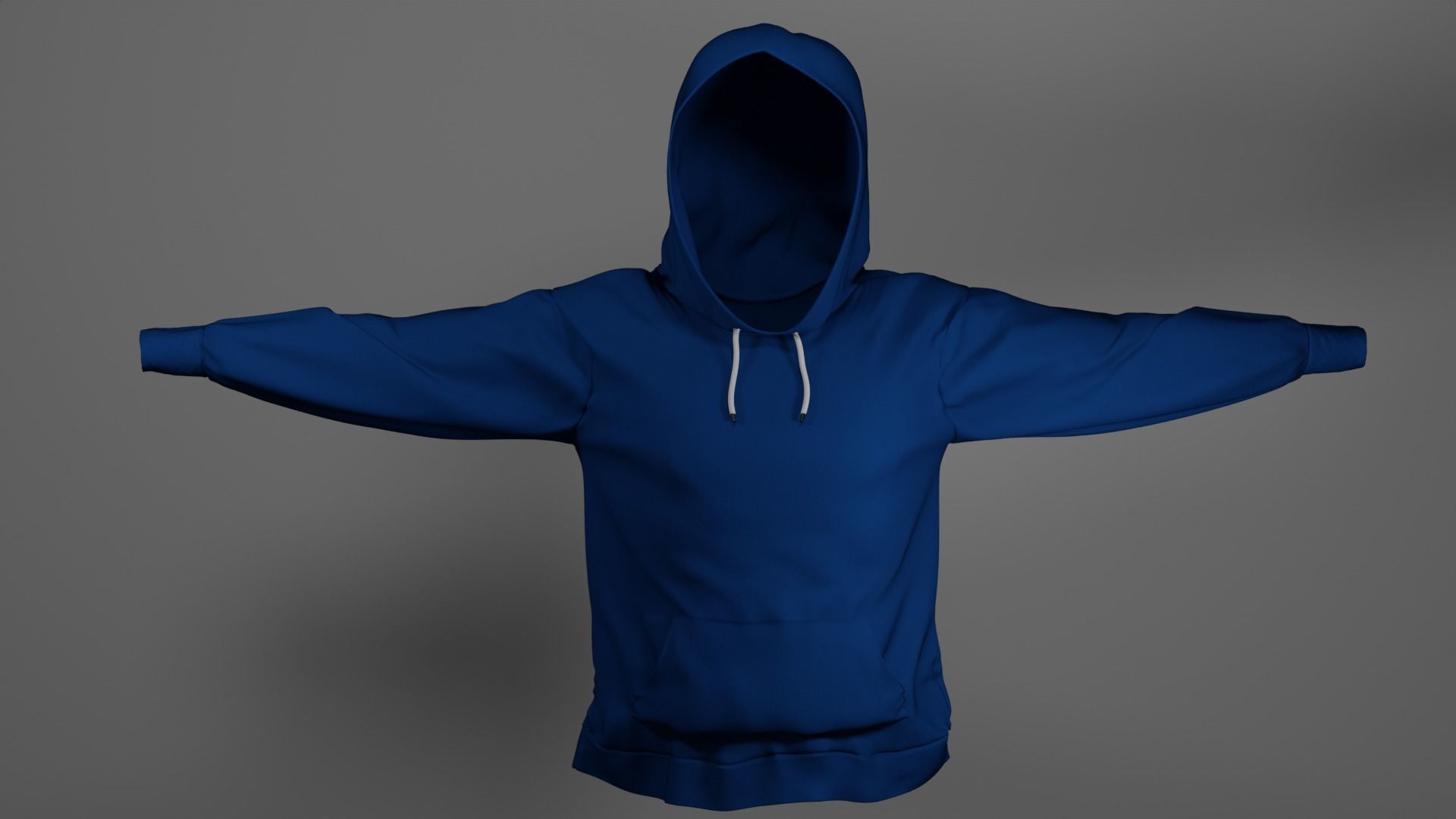 Hoodie Low-poly 3D model_10