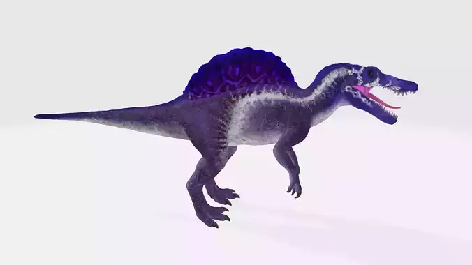Siamosaurus dinosaur 3D model