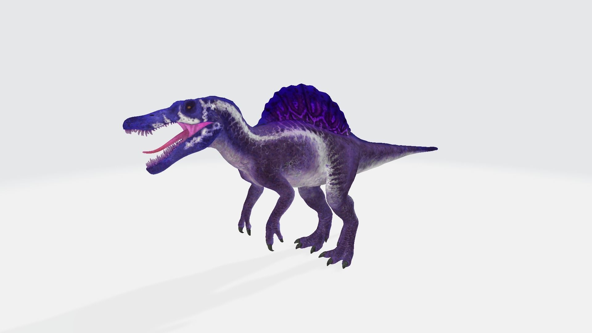 Siamosaurus dinosaur 3D model_1