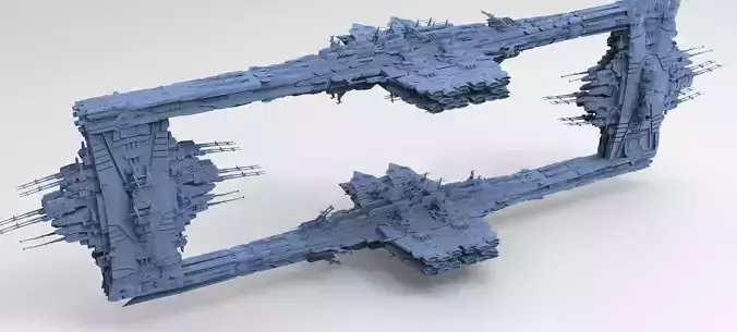 Hospital facility Cube Space station 