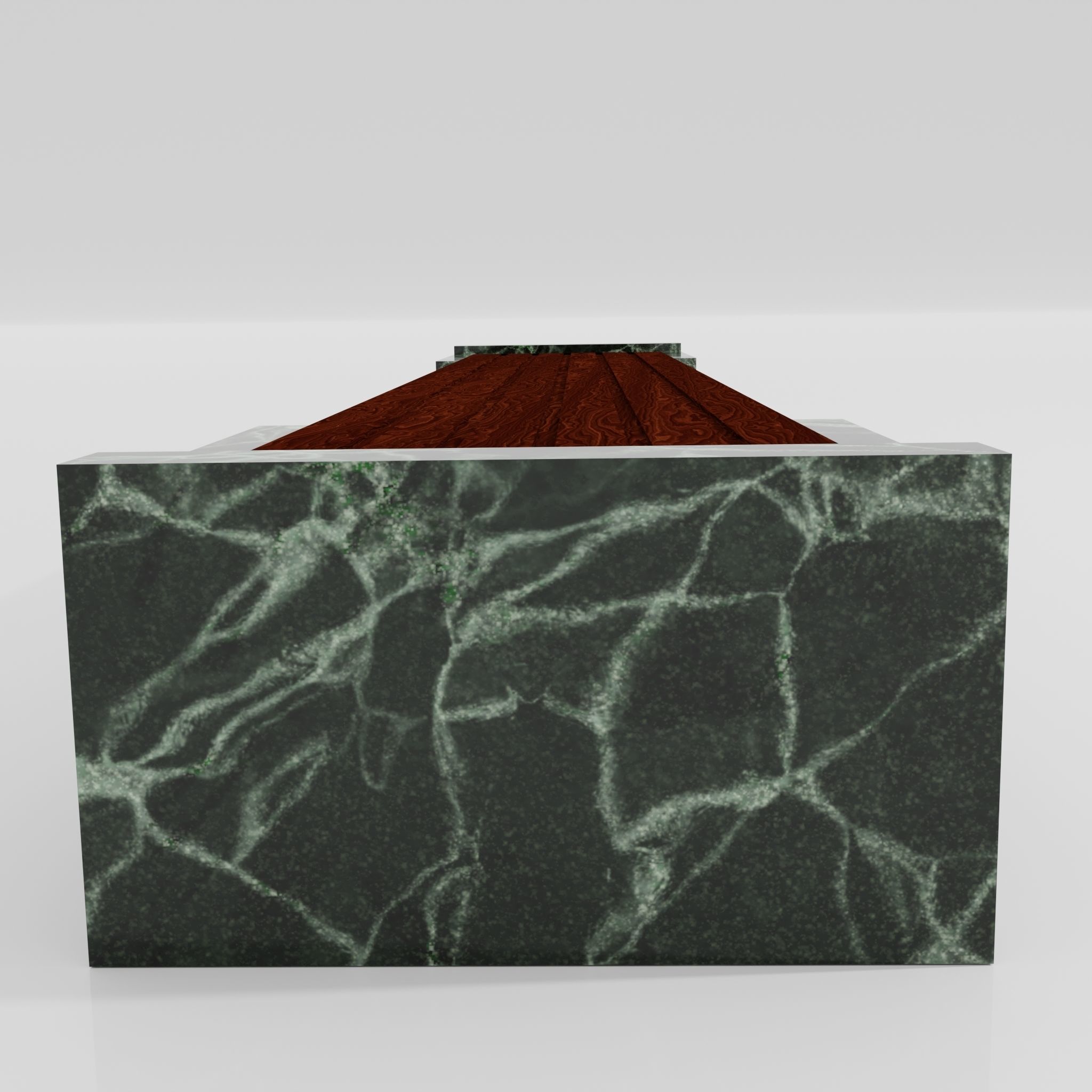 Marble Bench 3D model_10