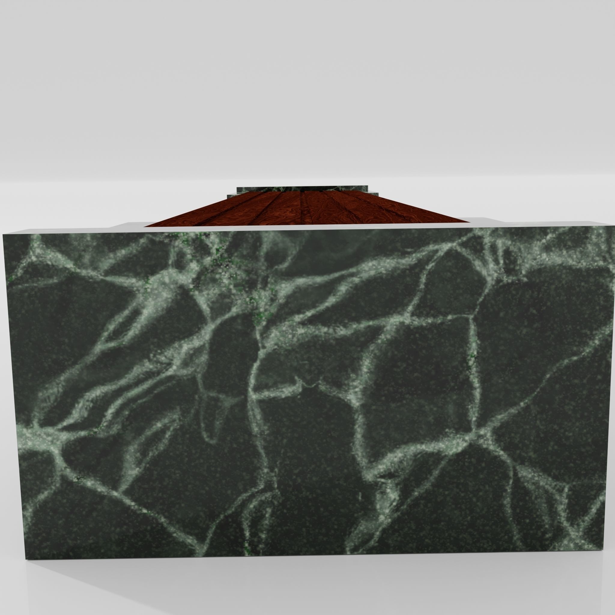 Marble Bench 3D model_6
