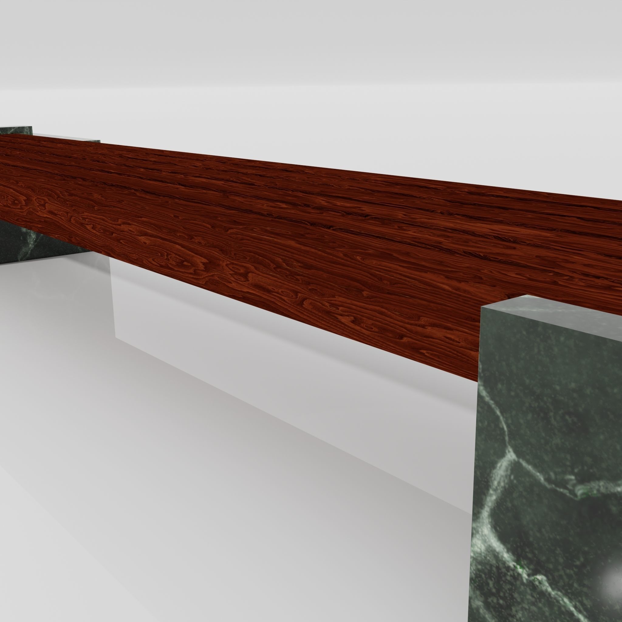 Marble Bench 3D model_12