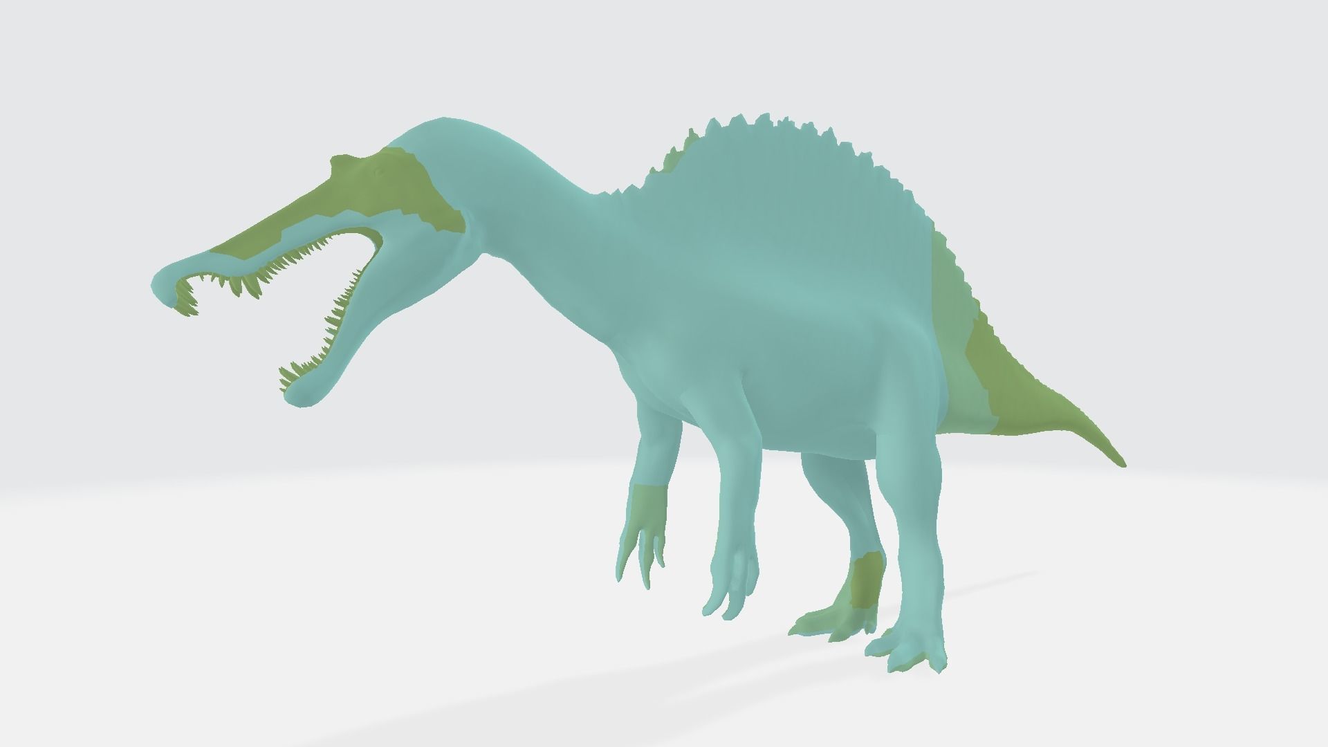 spinosaurus dinosaur 3D model_1