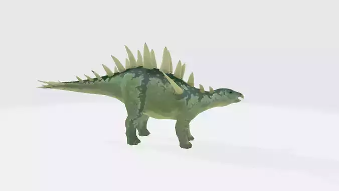 Tuojiangosaurus dinosaur with spikes